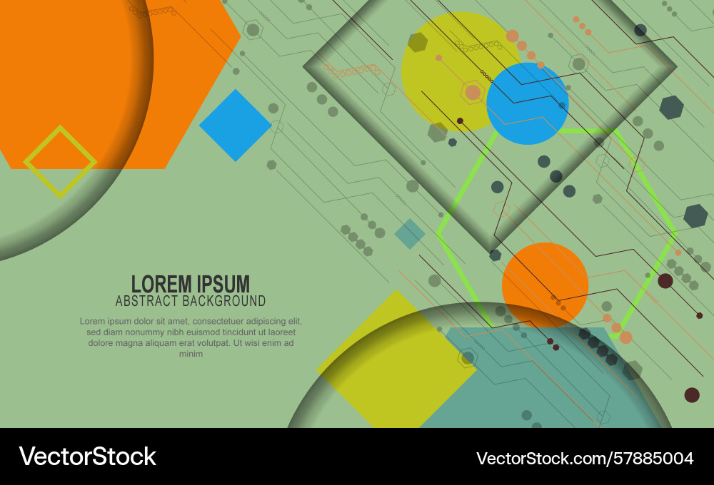 Background with abstract lines Vector Image