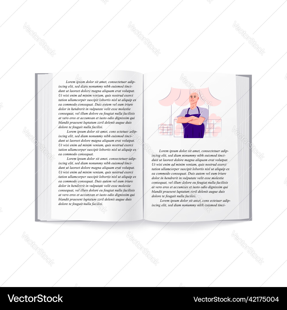 Book in mesh gradient style editable color Book in mesh gradient style editable color vector image