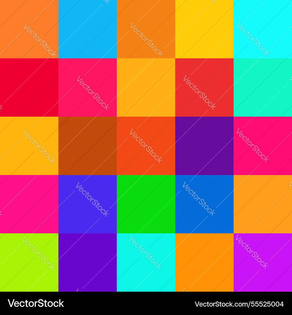 Colorful squares colors background block soft vector image
