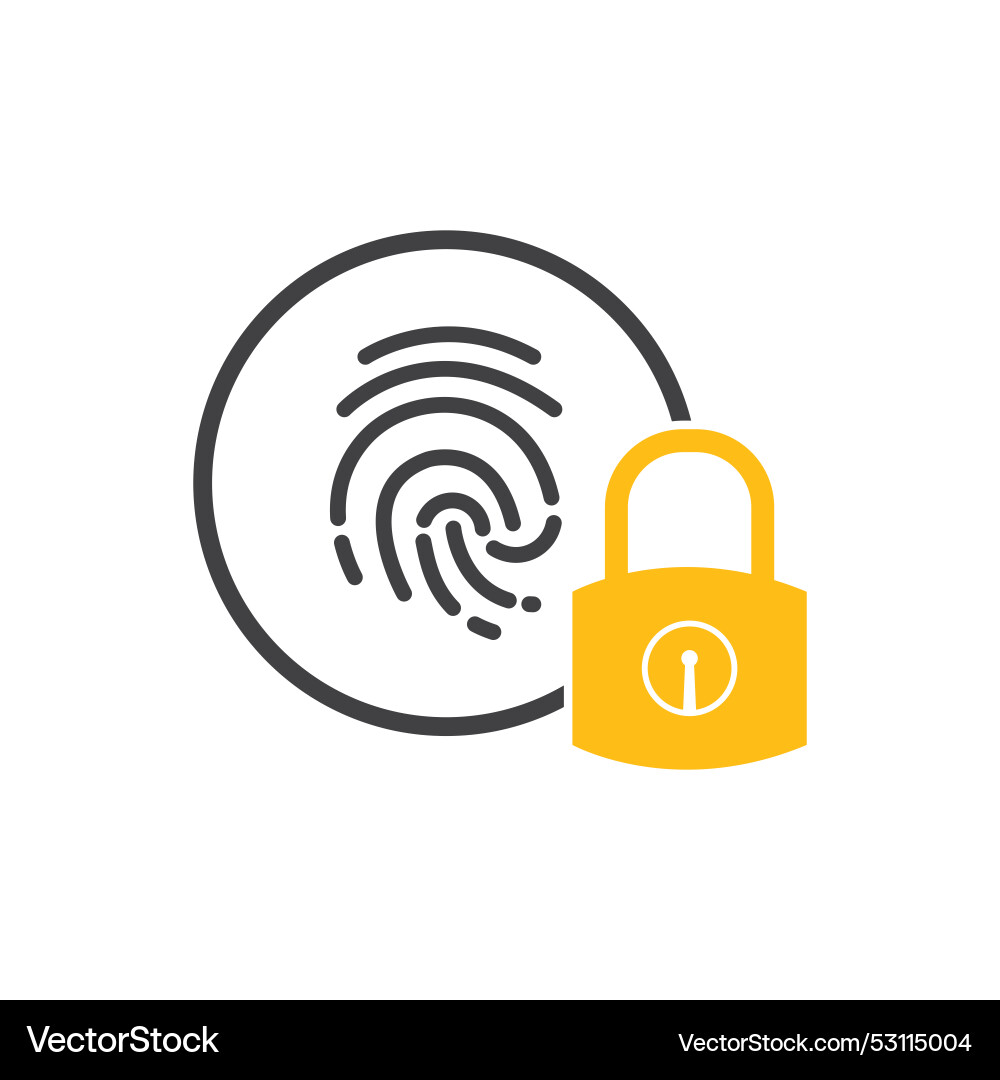 Data security icon Data security icon vector image