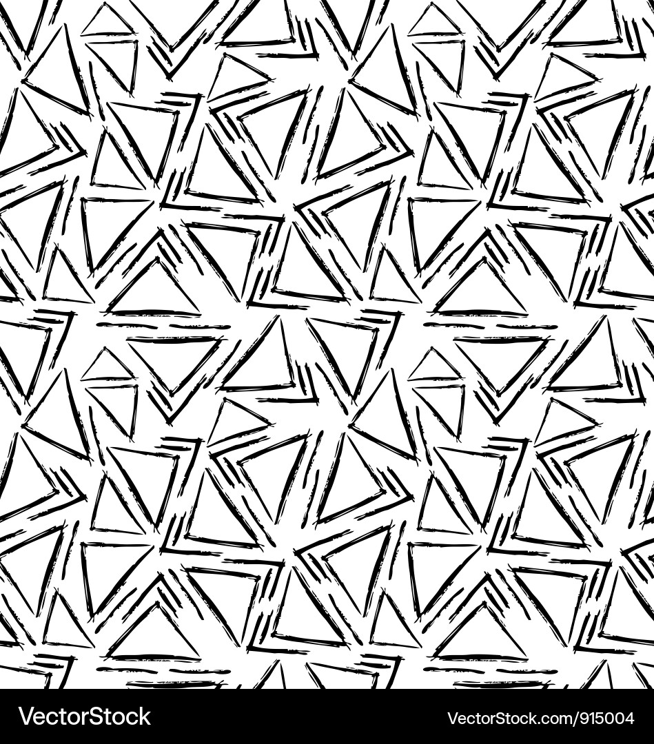 Geometric Triangle Pattern vector image