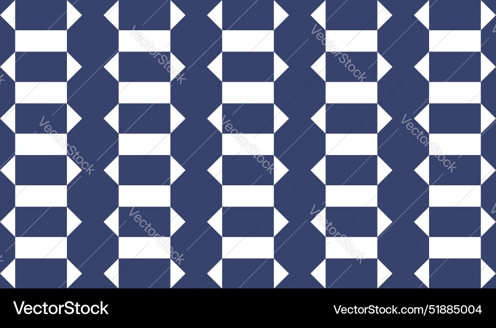 Hexa rhombus and rectangle pattern design vector image