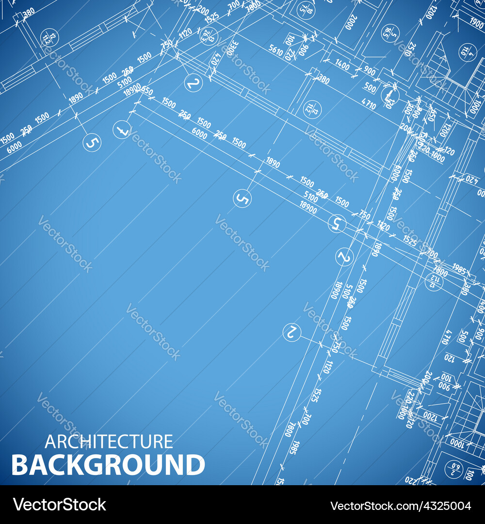 Unique building print Vector Image