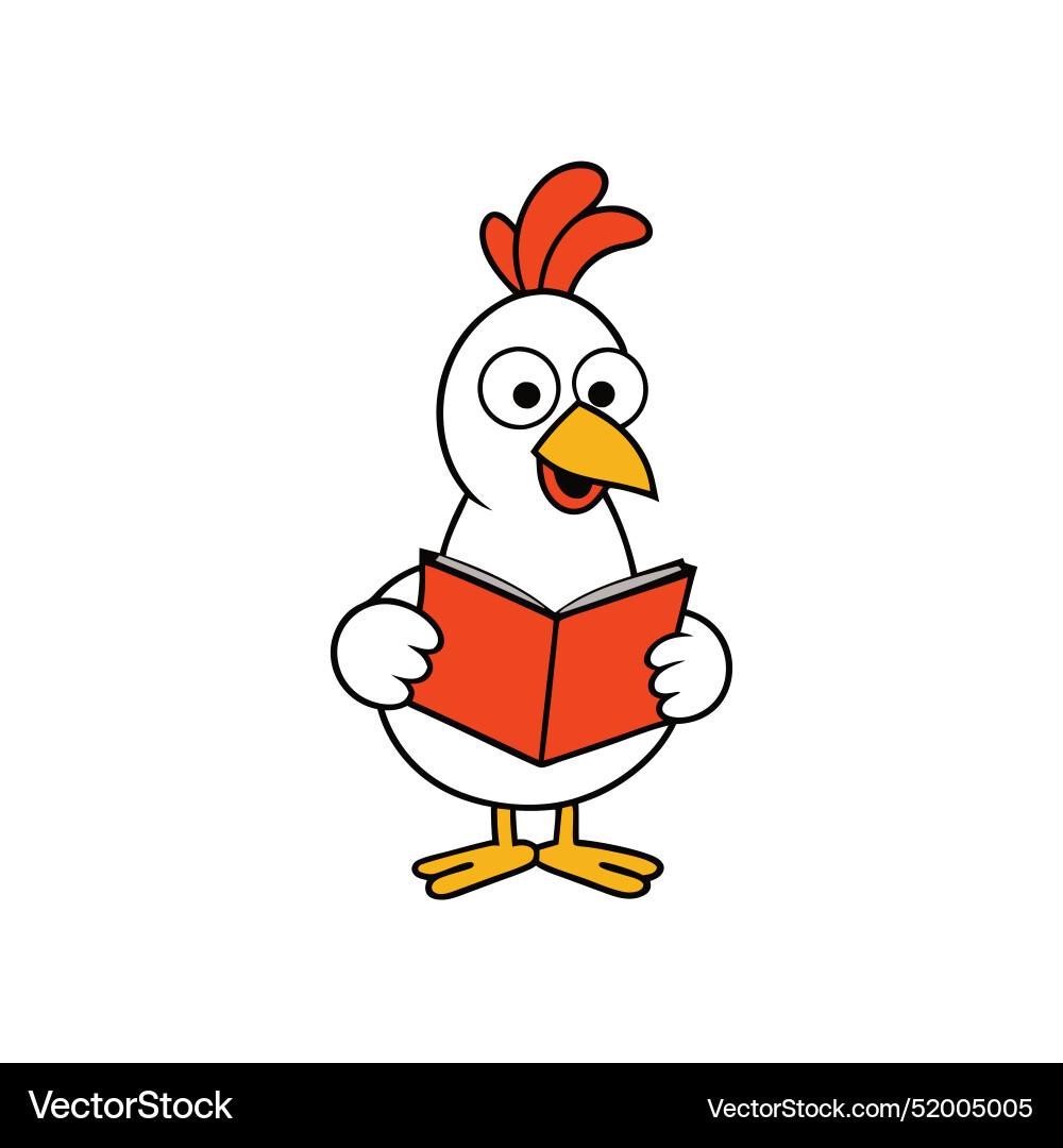 Dorking chicken learns icon Vector Image