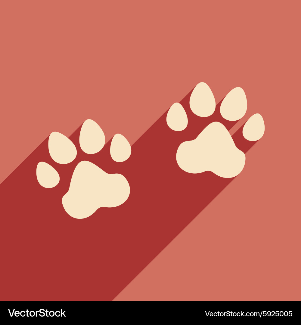 Flat with shadow icon and mobile application vector image