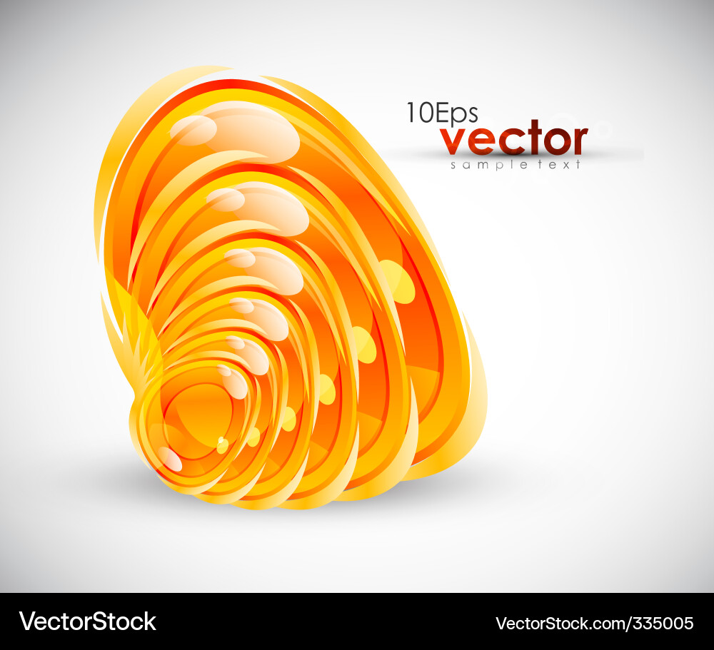 Glossy Pebble Icon Vector Image