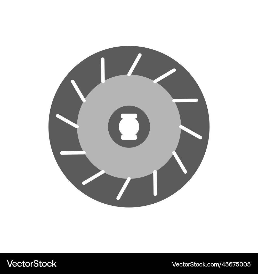 Machine disk icon Machine disk icon vector image