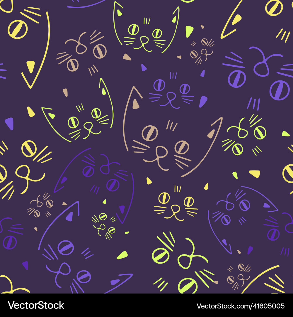 Seamless colorful pattern design of lined Vector Image