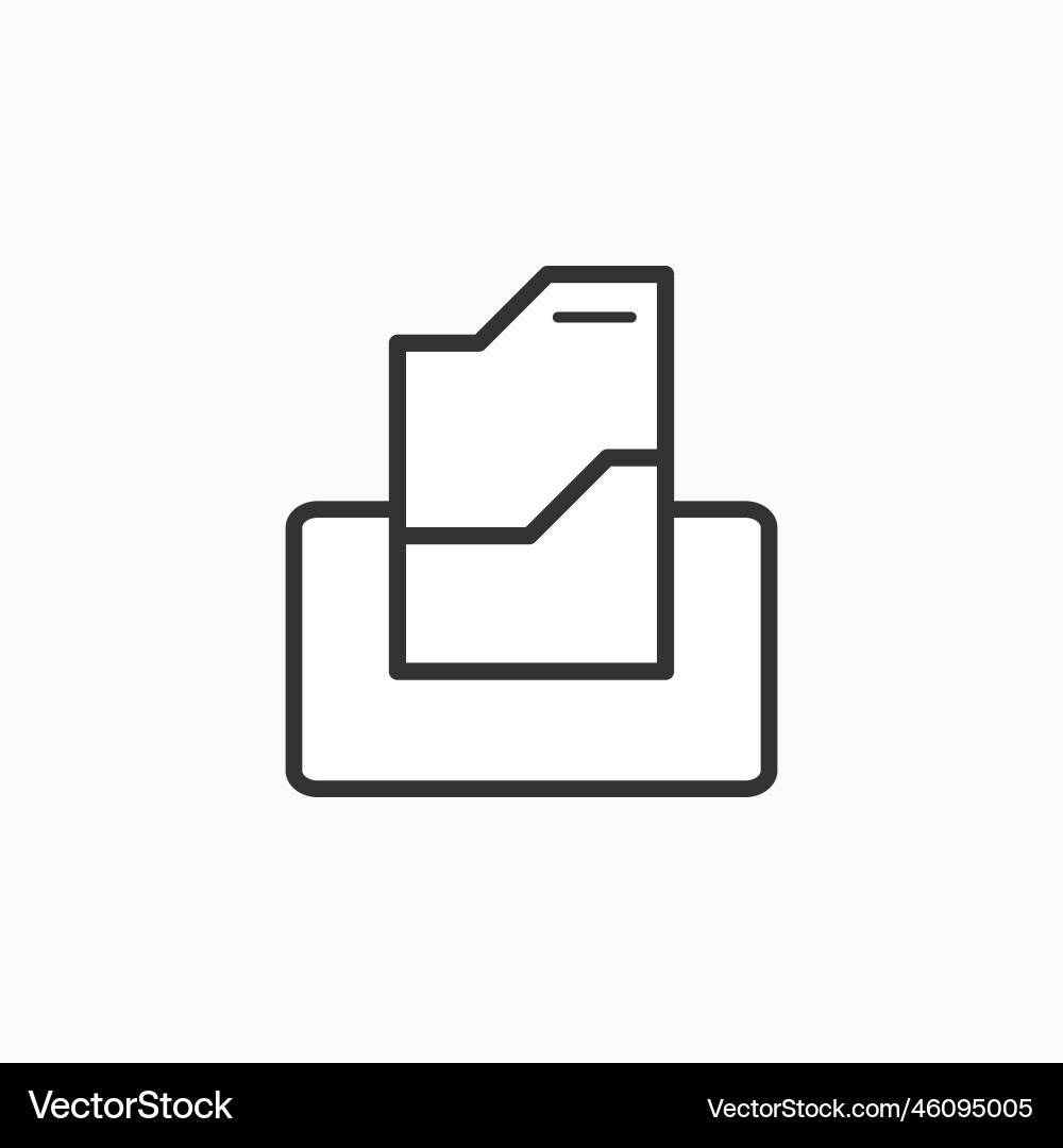 Sign icon map file for graphic user Sign icon map file for graphic user vector image