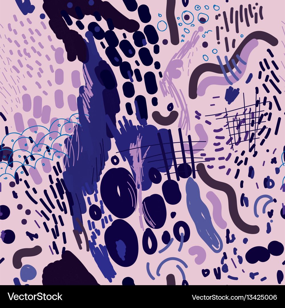 Abstract Brushstroke Pattern vector image
