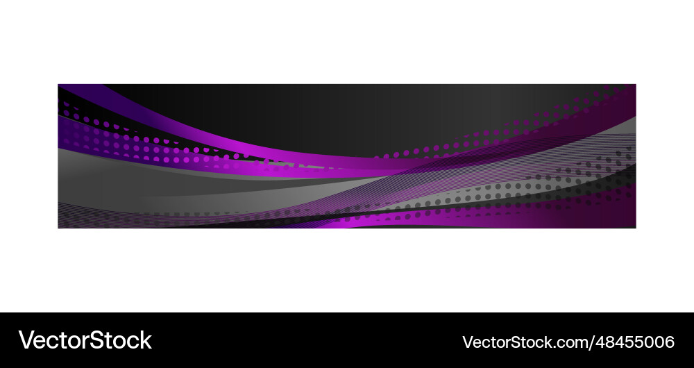 Abstract colorful wavy header design concept vector image