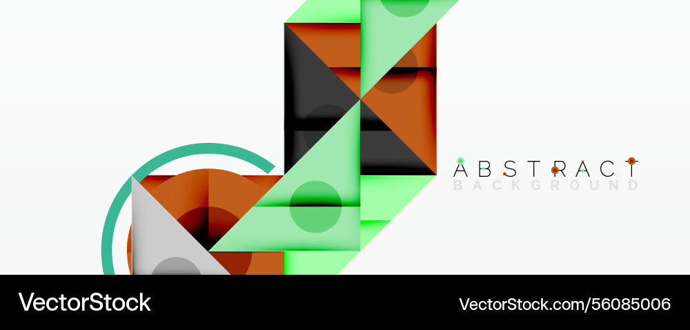 Abstract geometric composition with intersecting Abstract geometric composition with intersecting Vector Image
