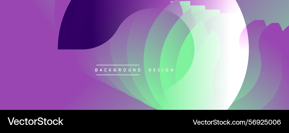 Abstract vibrant layers create flowing visual Abstract vibrant layers create flowing visual Vector Image