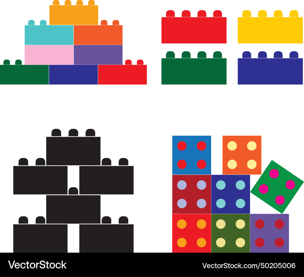 Building block icon Vector Image