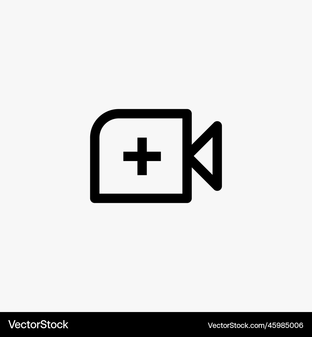 Camera icon design can also be used for user Vector Image