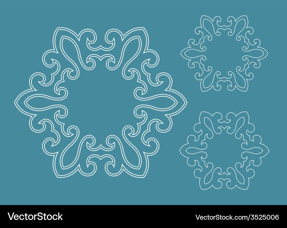 Round pattern Vector Image