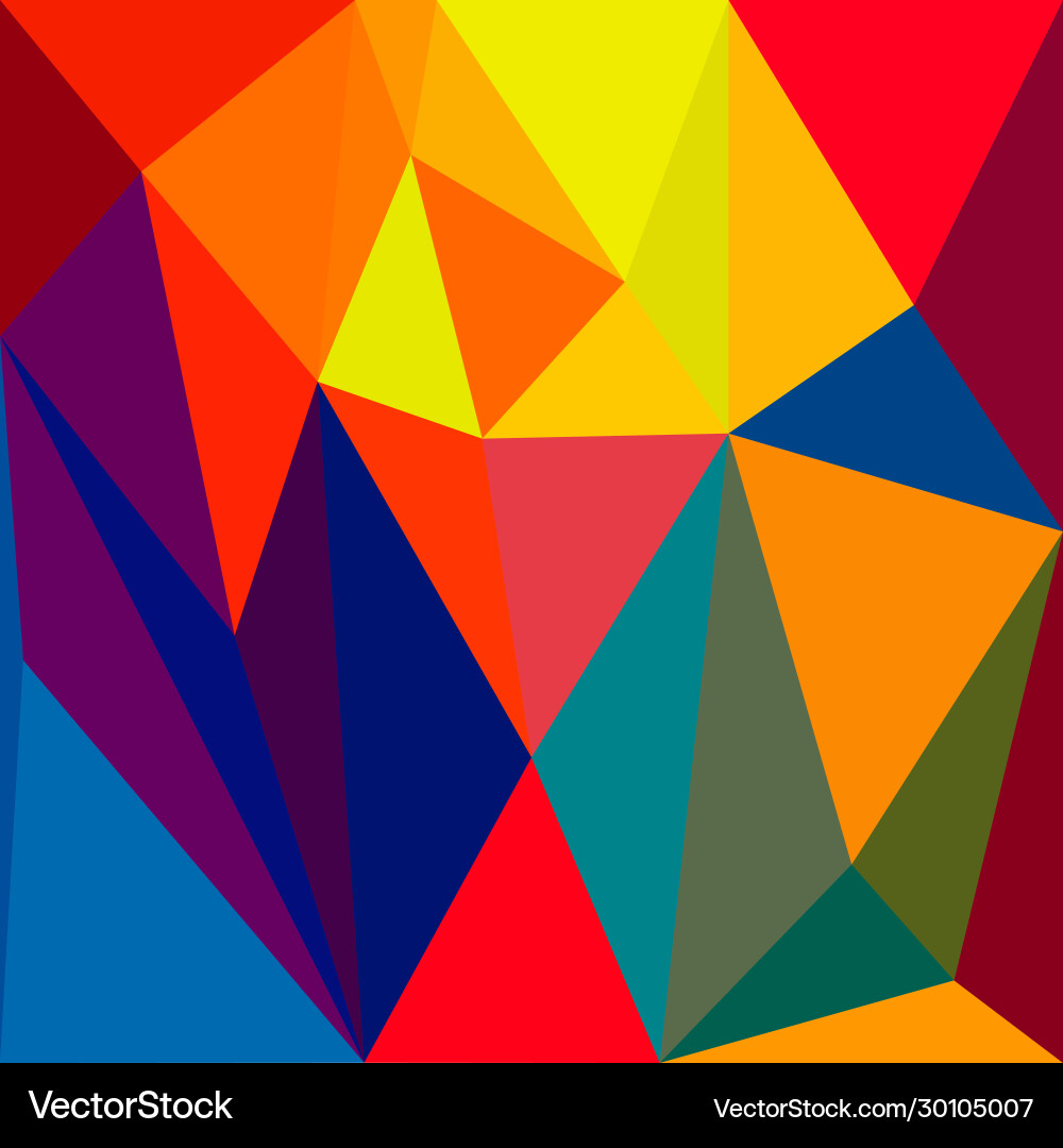 Abstract pattern geometric triangle mosaic Vector Image