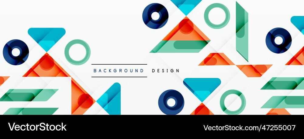 Circle minimal abstract background design Circle minimal abstract background design Vector Image