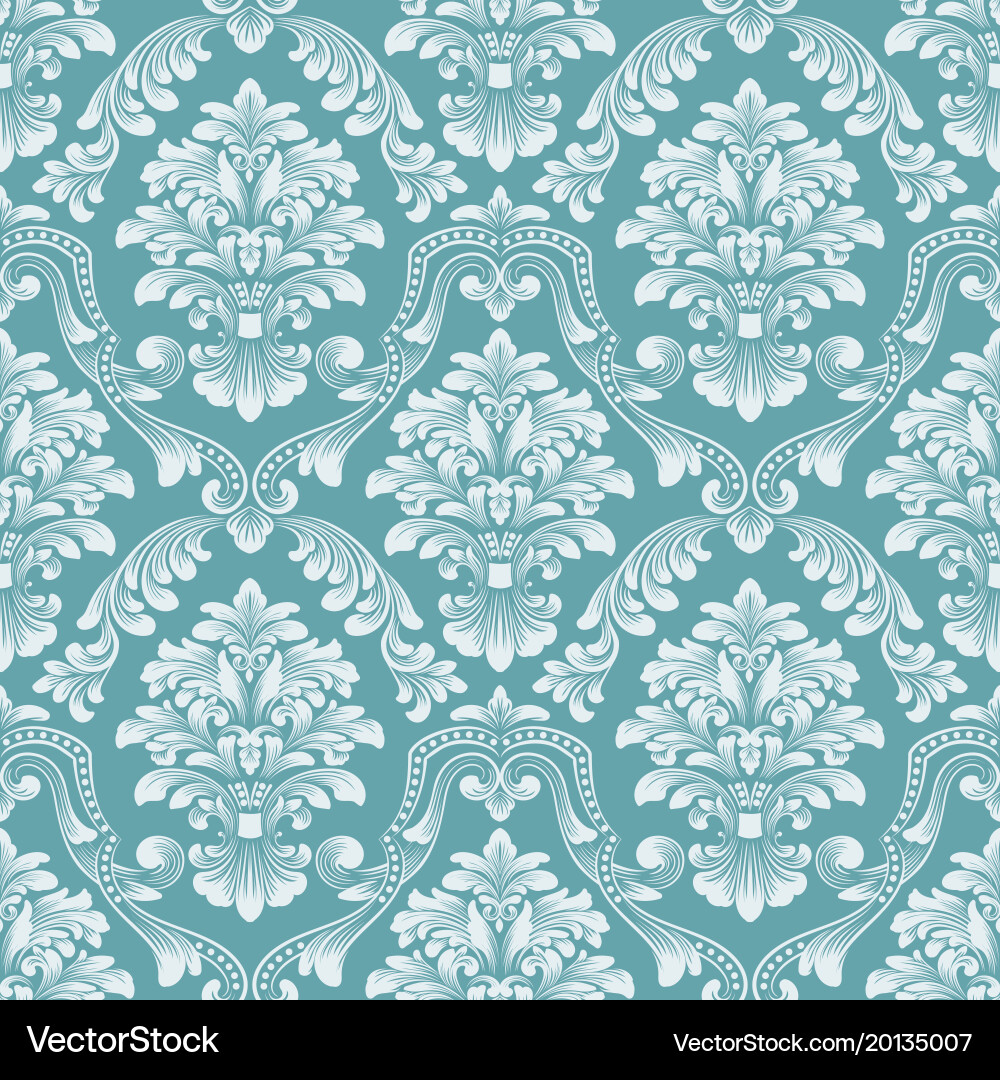Elegant Damask Pattern vector image
