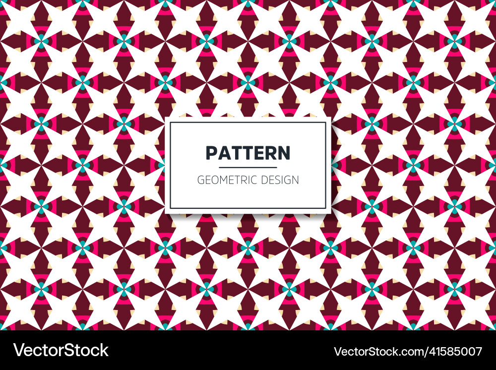 Seamless pattern in ethnic style with colorful Vector Image