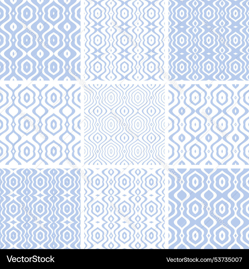 Seamless patterns set Seamless patterns set Vector Image