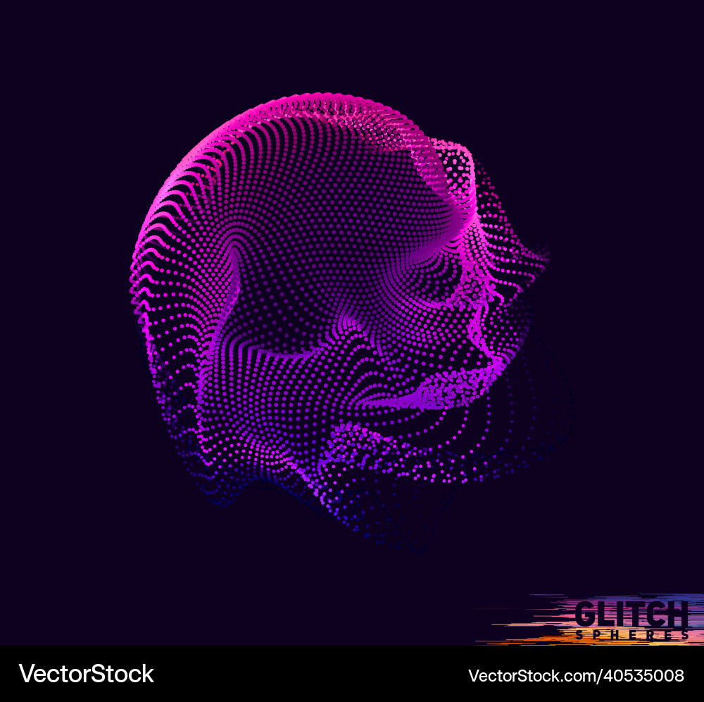 Abstract colorful mesh on dark background Abstract colorful mesh on dark background vector image