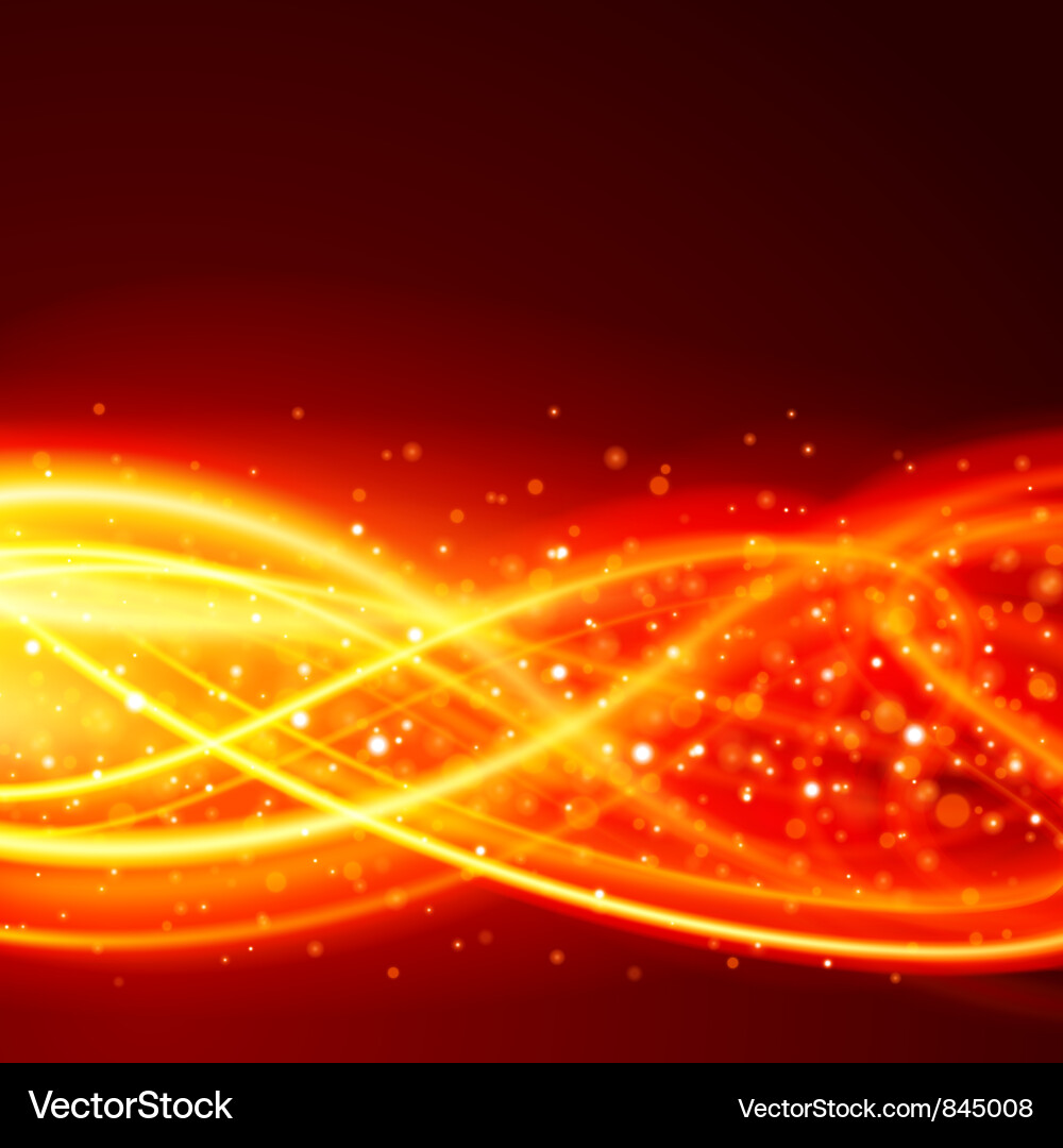 Dynamic Fire Streams Vector Image