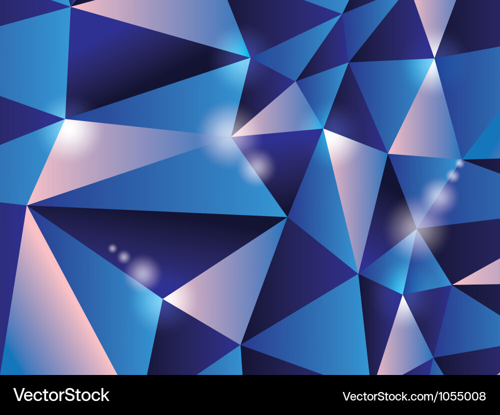Dynamic Polygon Background vector image