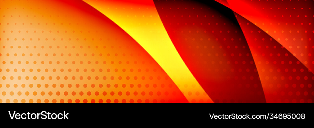 Fluid gradient neon color waves abstract Vector Image