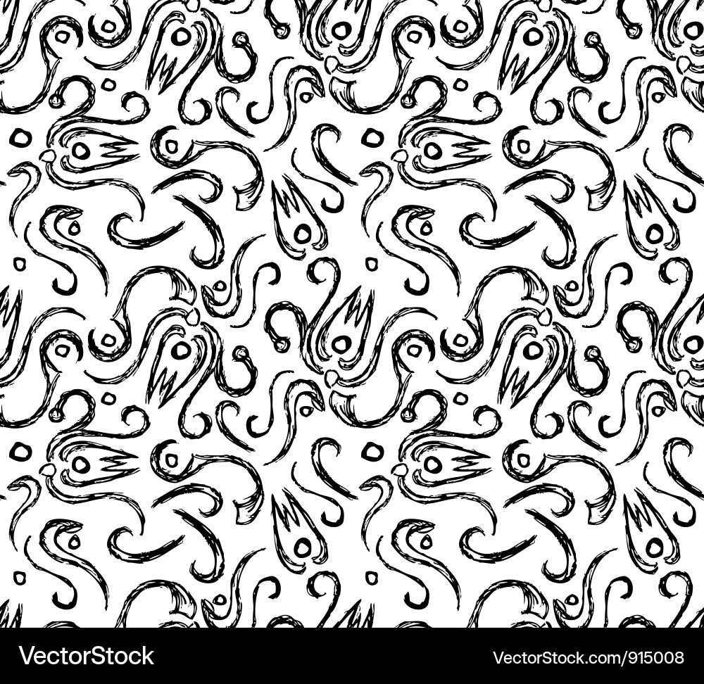 Intricate Swirl Pattern vector image