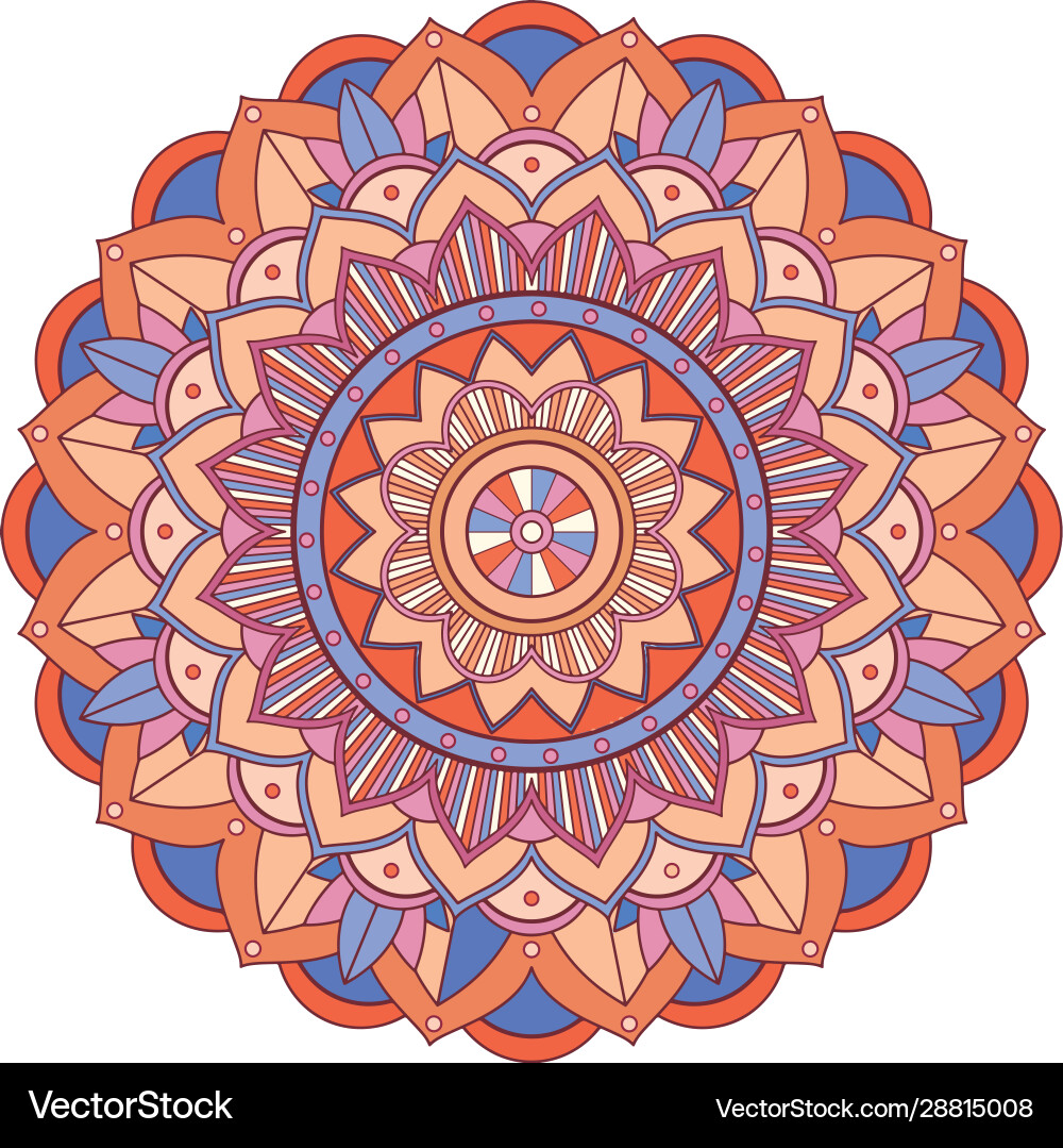 Mandala patterns on isolated background Vector Image