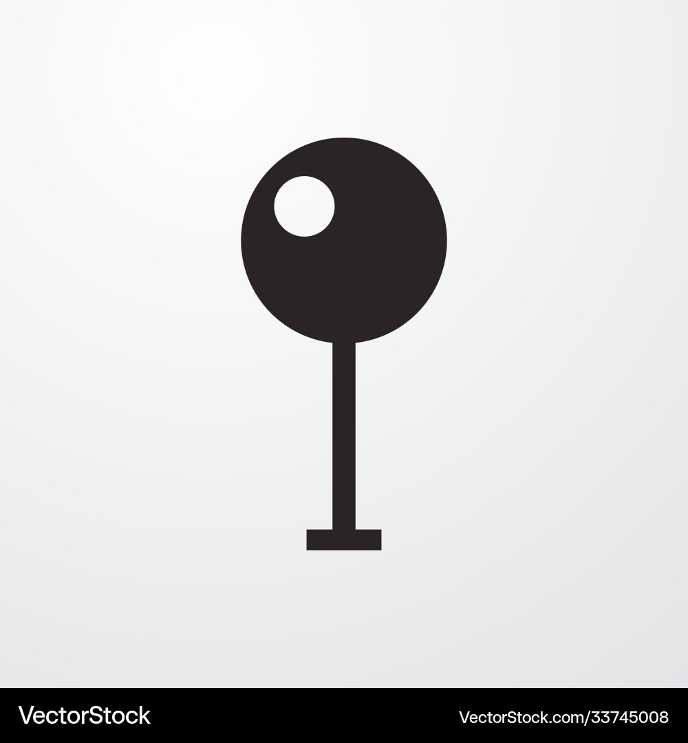 Point map pin icon for web and mobile Vector Image