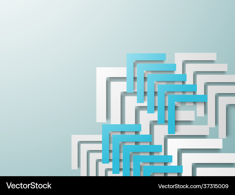 Abstract background with arrow shaped elements vector image