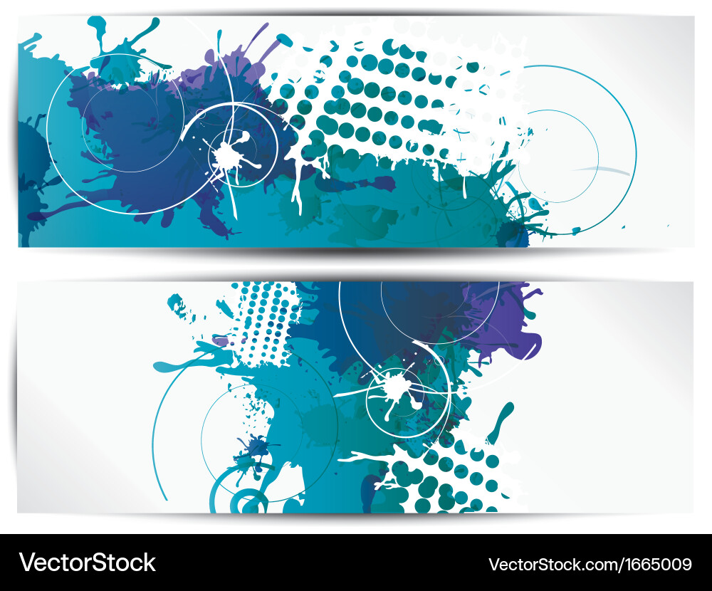 Abstract Splatter Background vector image