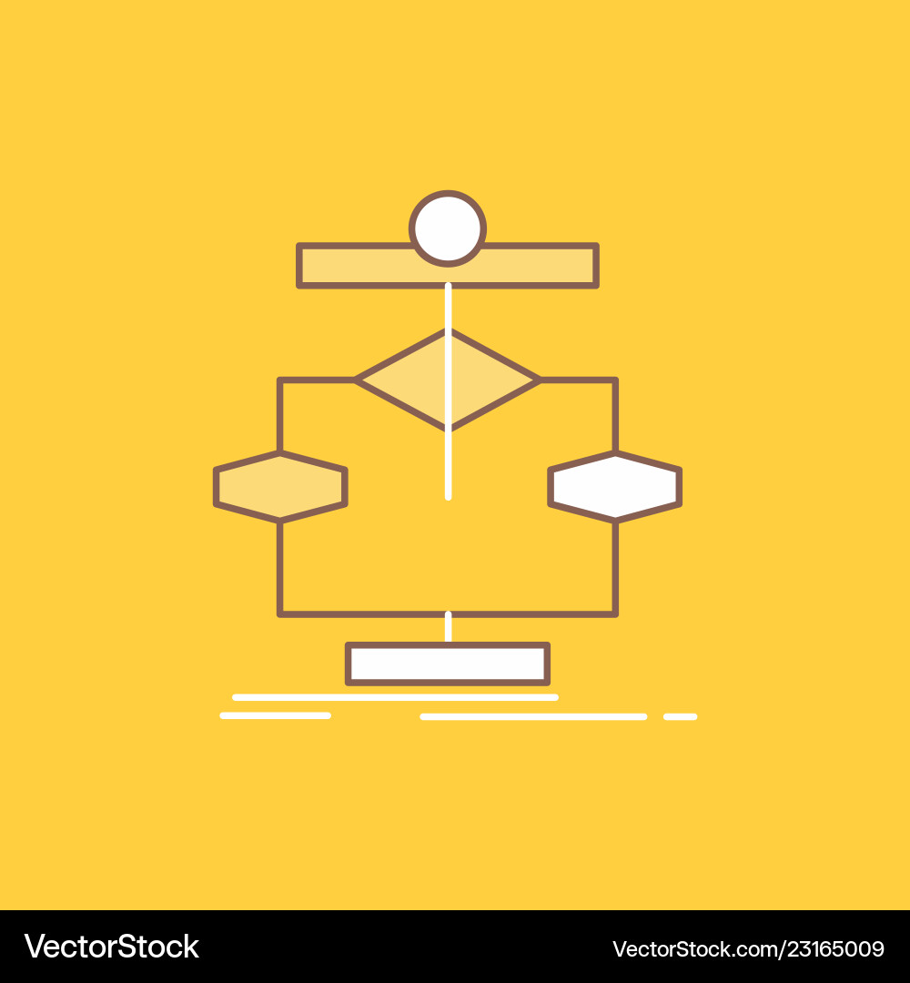 Datenflussdiagramm Algorithm Diagramm vektorbild