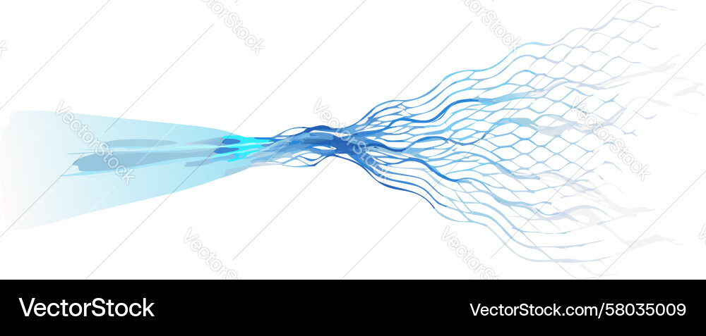 Dynamic Branching Lines Vector Image