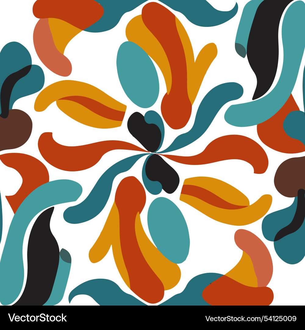 Expressionist inpired design pattern Expressionist inpired design pattern vector image