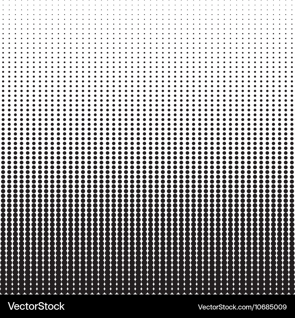 Halftone Dot Pattern - Gradient vector image