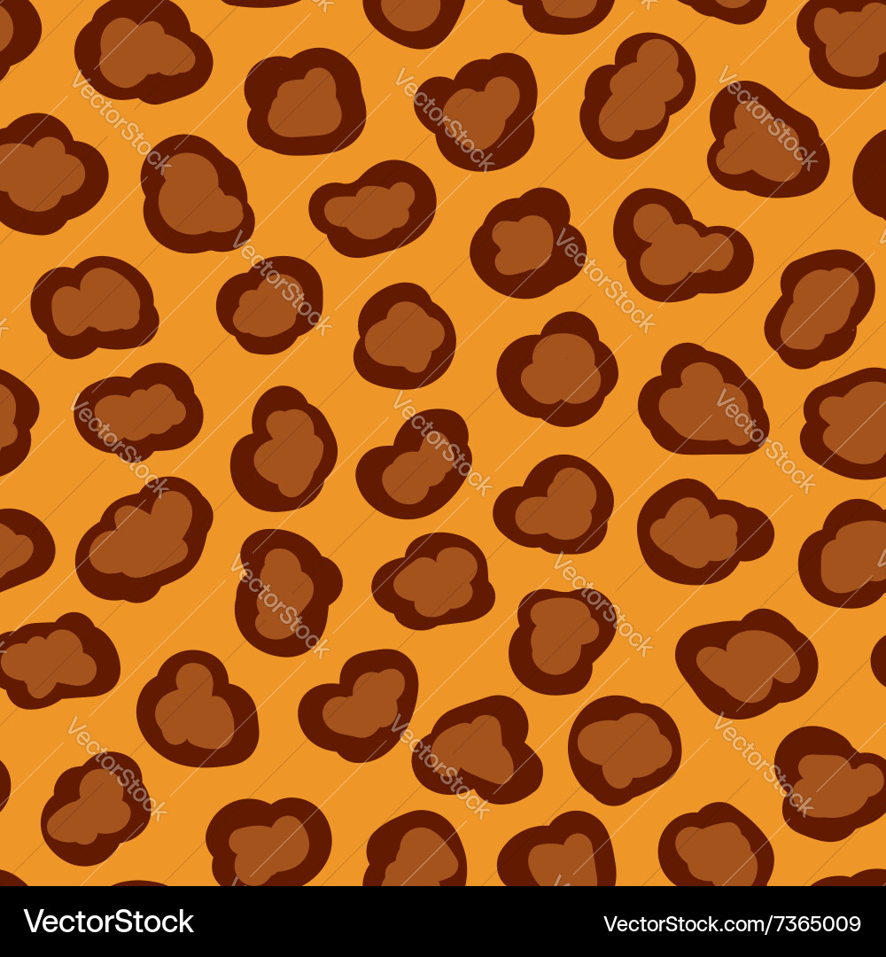 Leopard seamless pattern vector image