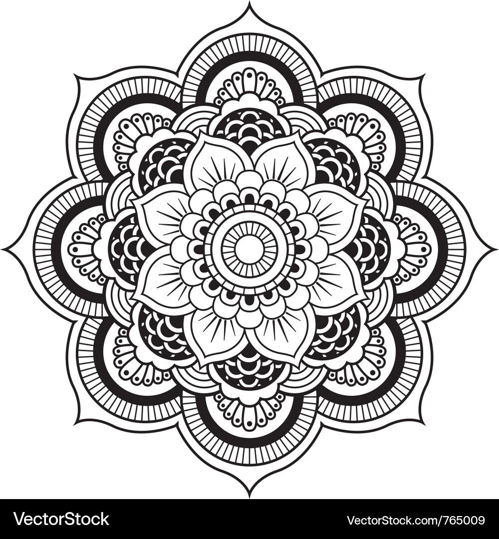 Mandala vector image