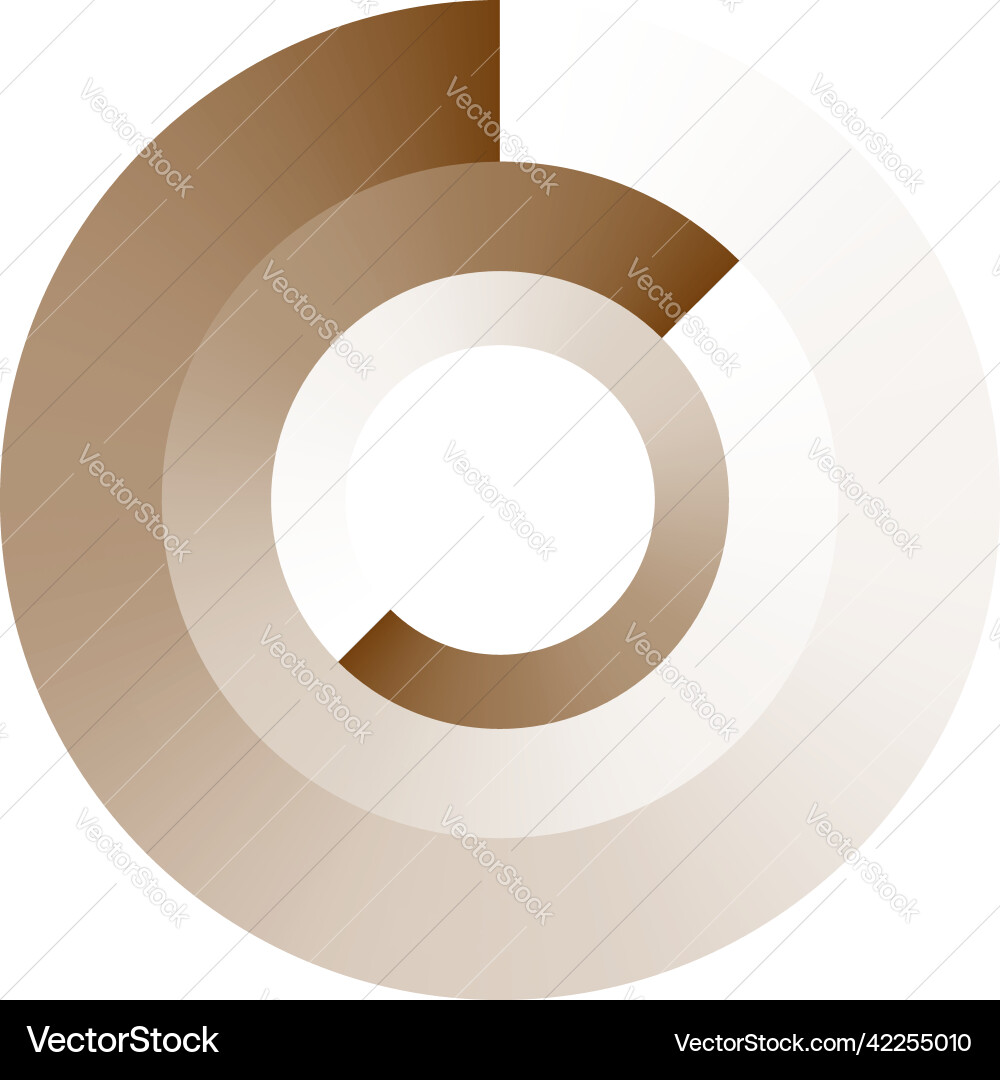 Circle preloader buffer shape circular progress Vector Image