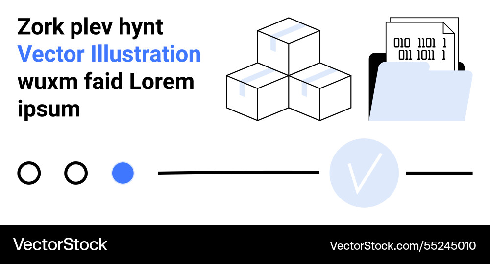 Efficient data management with file organization Efficient data management with file organization vector image