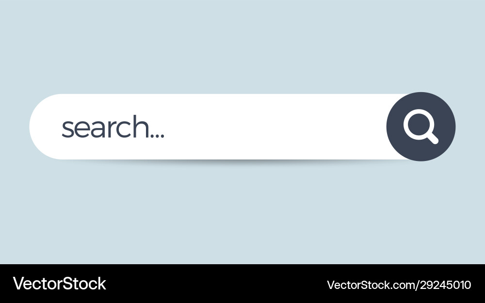 Search Input Field Vector Image
