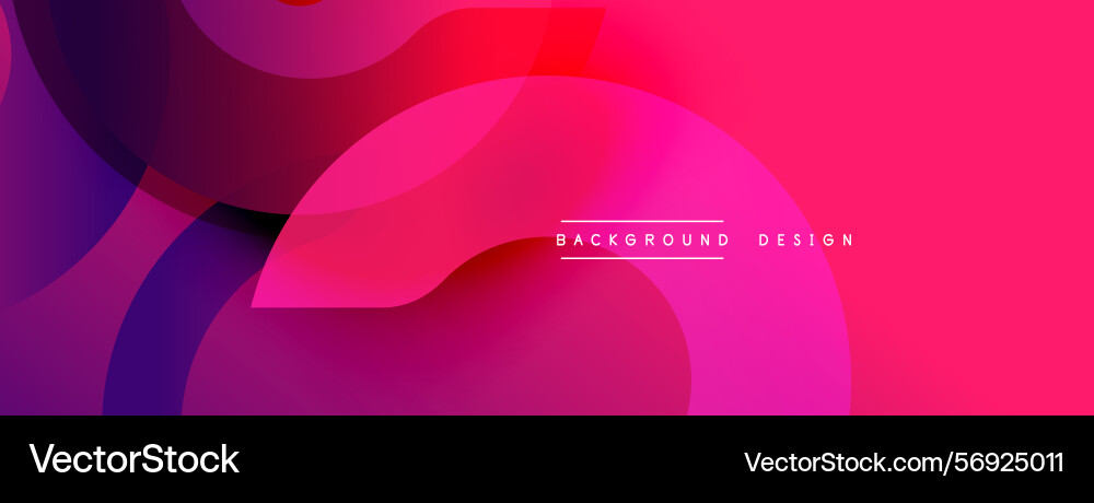 Abstract gradient shapes overlap creating vibrant Abstract gradient shapes overlap creating vibrant vector image