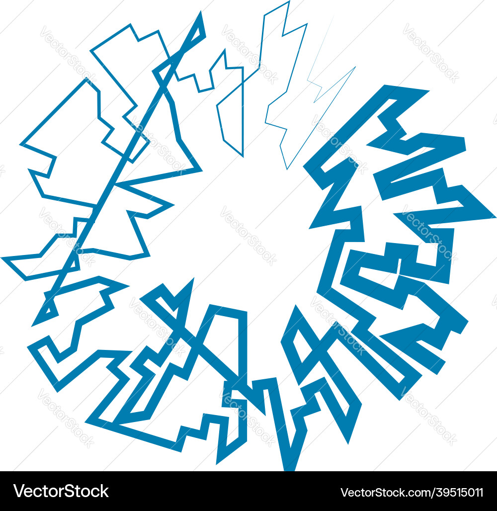 Geometric random circular element abstract Geometric random circular element abstract Vector Image