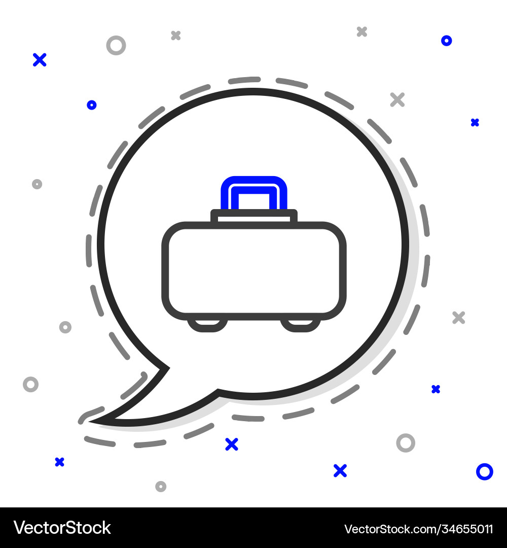 Line weapon case for storing and transporting Line weapon case for storing and transporting Vector Image