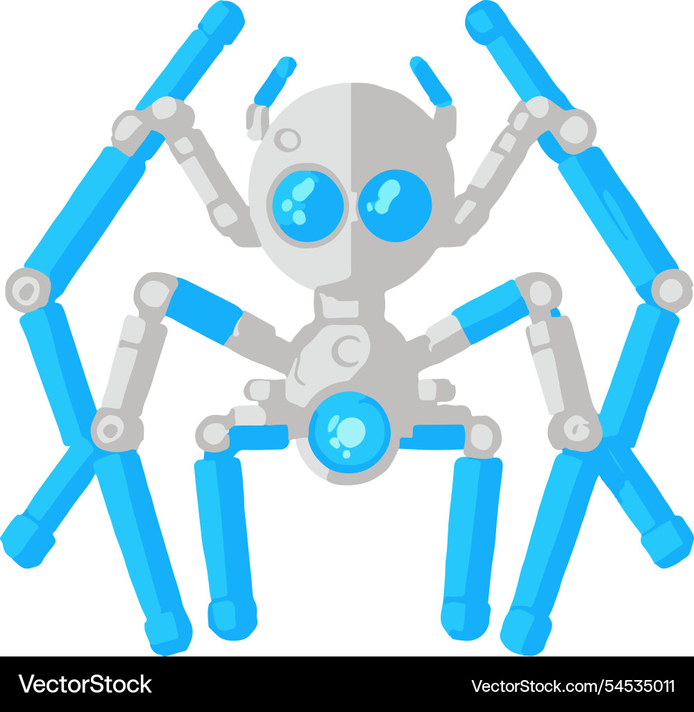Robot ai signaltrack technology signallab vector image