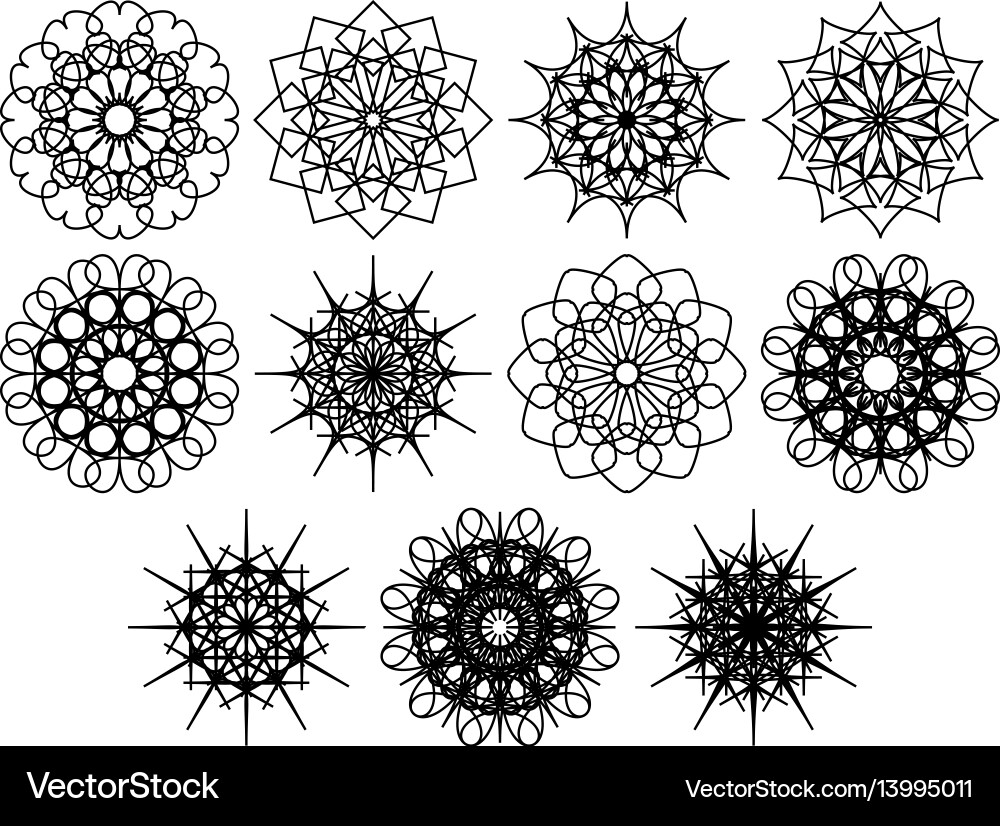 Set of web design elements on white background Set of web design elements on white background vector image