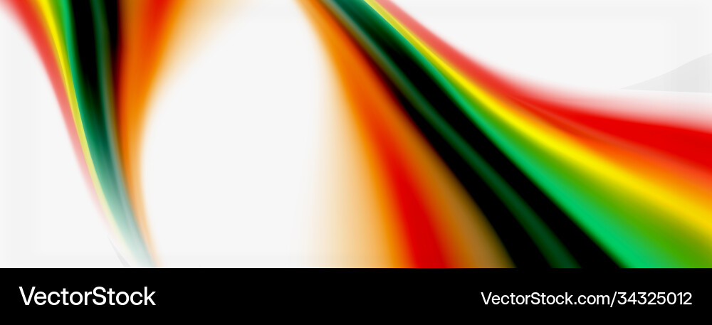 Abstract background smooth flowing lines blurred Vector Image