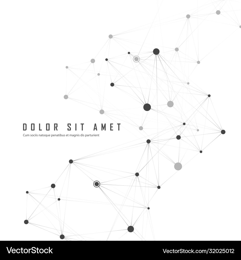 Abstract polygonal background with connecting dots Abstract polygonal background with connecting dots vector image